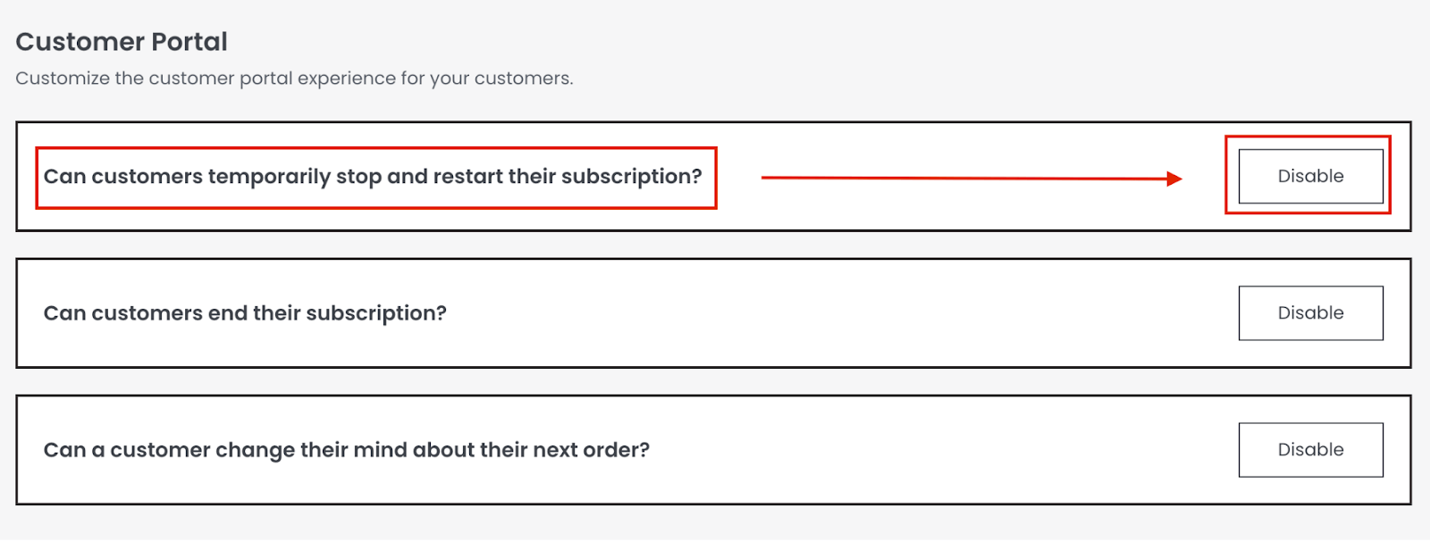 Pause and Resume Subscriptions