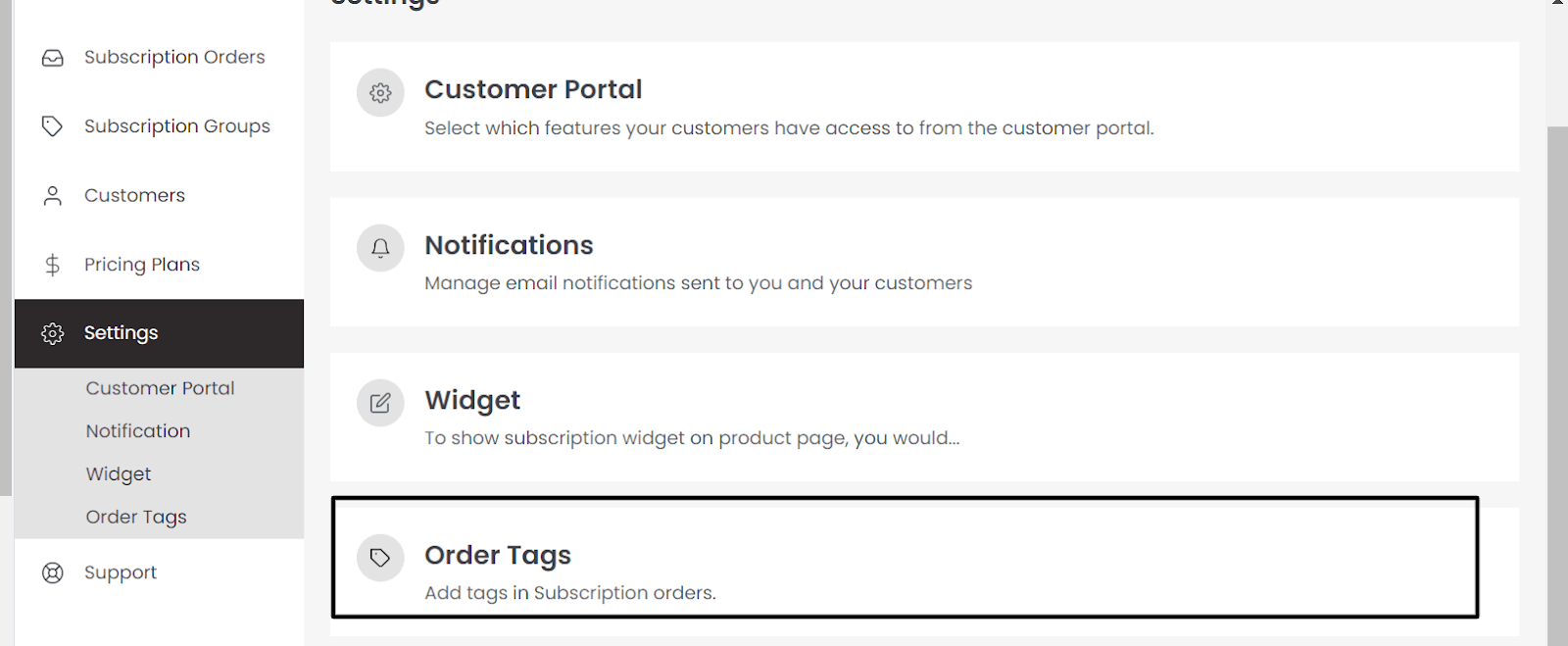 Guidelines for tagging recurring orders and managing subscriptions