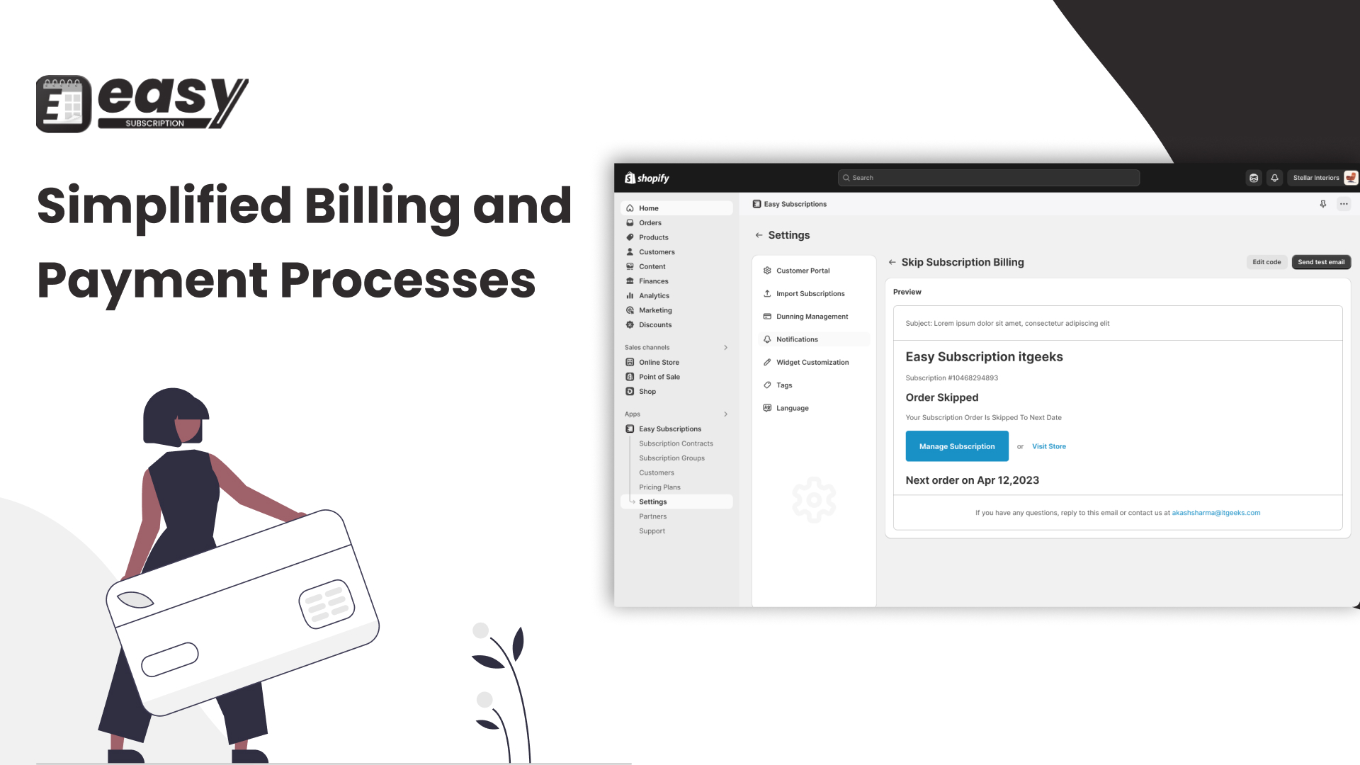 Simplified Billing and Payment Processes