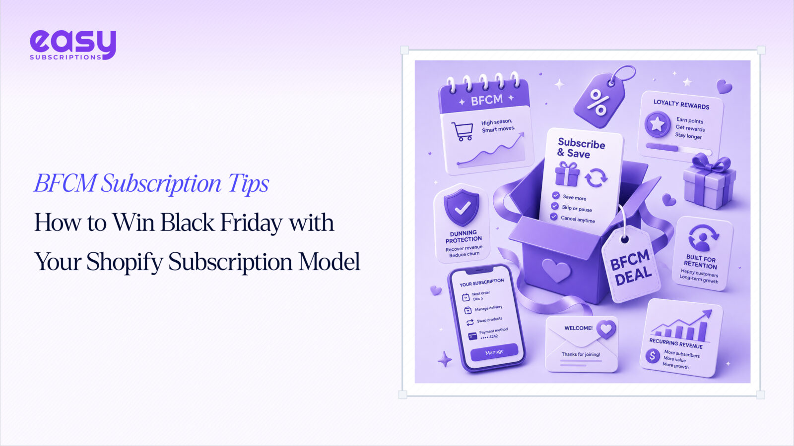 BFCM Subscription Tips: How to Win Black Friday with Your Shopify Subscription Model