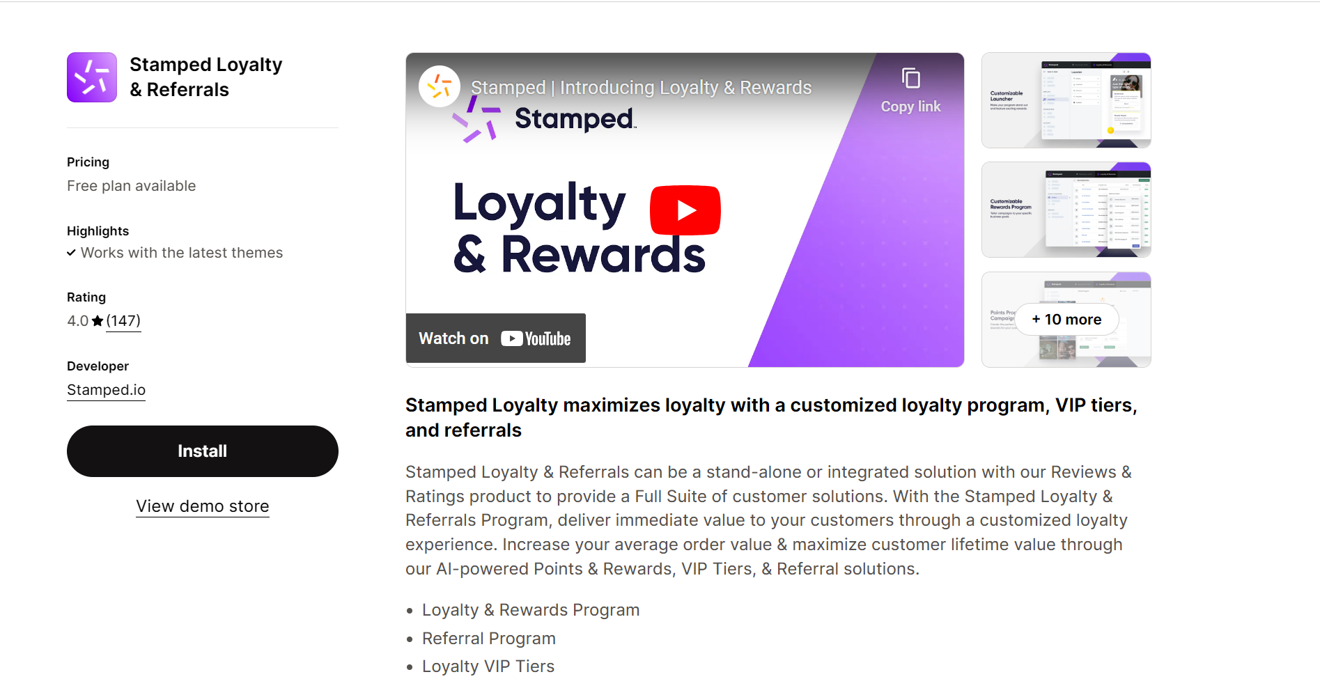 Stamped Loyalty & Referrals