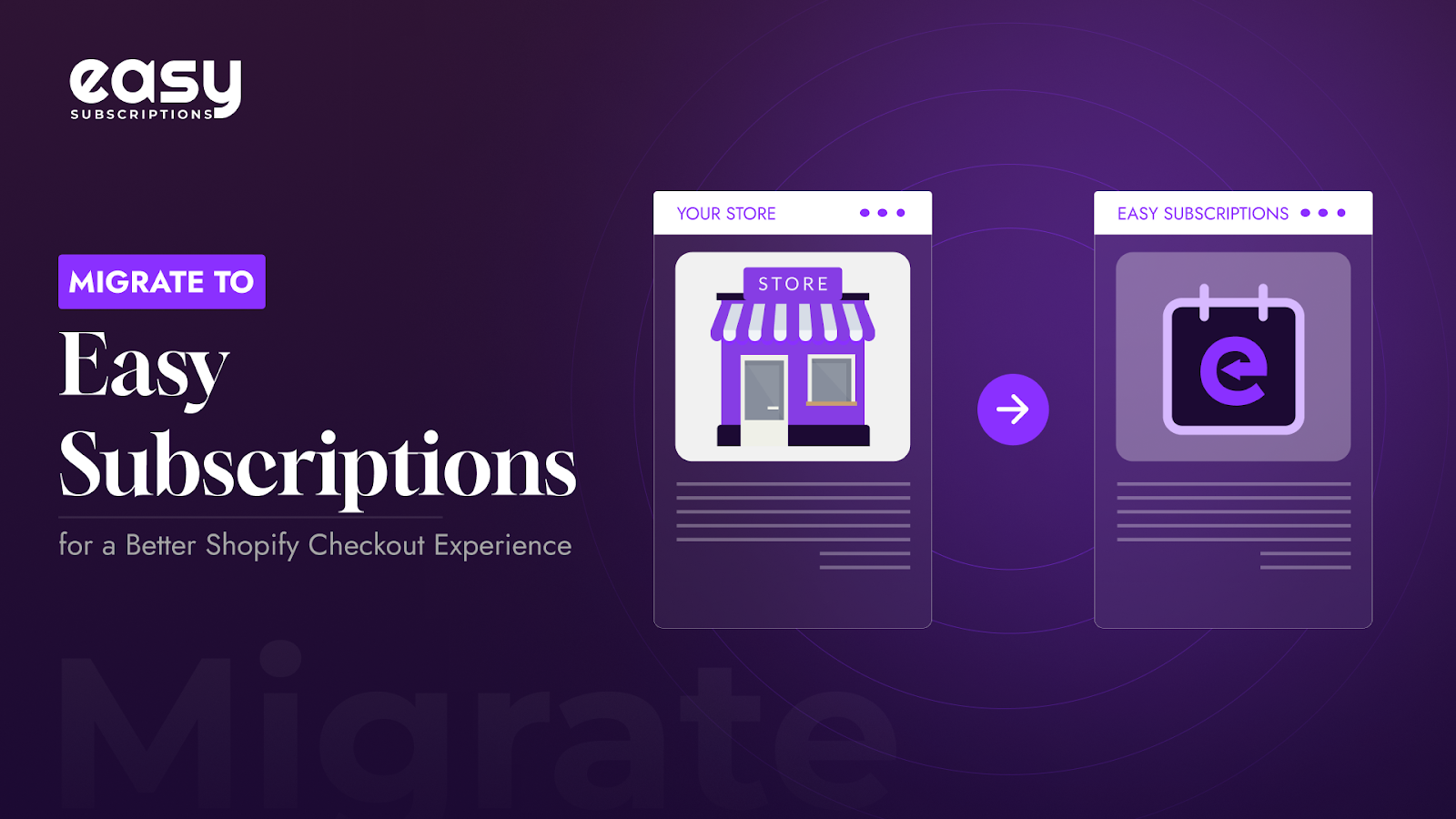 Migrate to Easy Subscriptions for a Better Shopify Checkout Experience