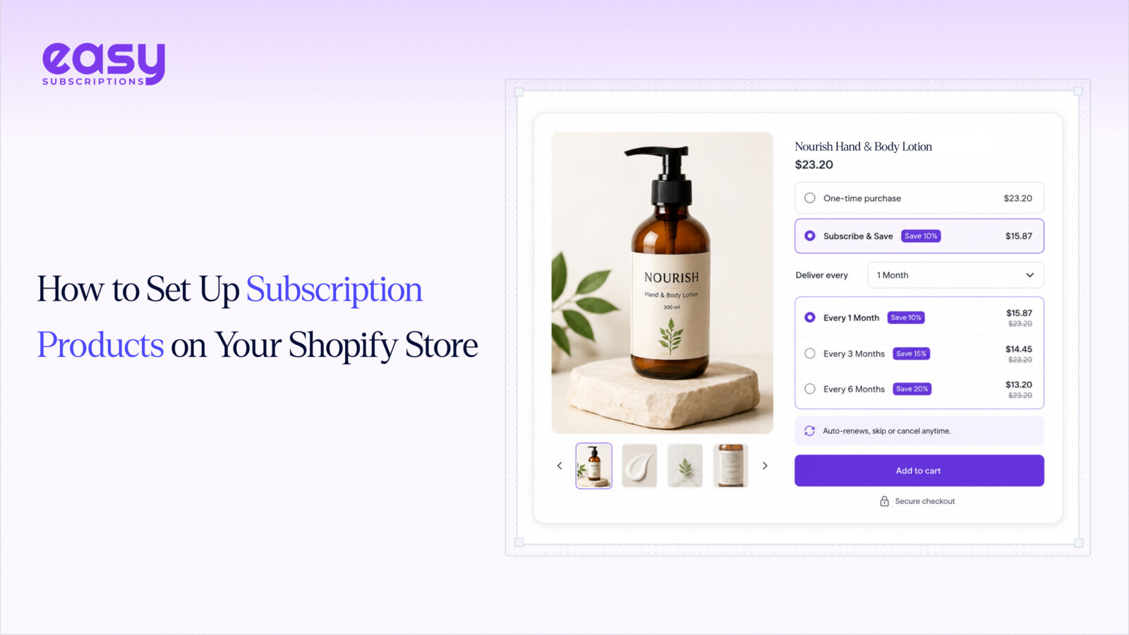 How to Set Up Subscription Products on Your Shopify Store