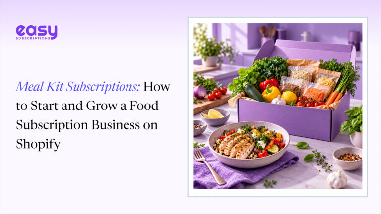 Meal Kit Subscriptions: How to Start and Grow a Food Subscription Business on Shopify
