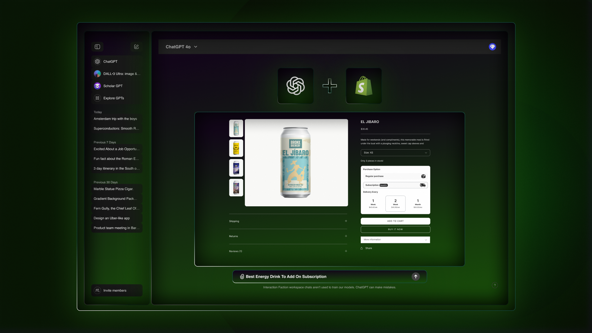 How will Chatgpt on Shopify make Subscription Services Smarter and More Scalable?