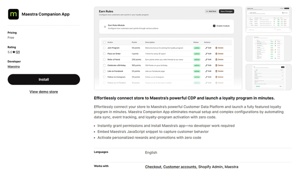 Maestra Companion App