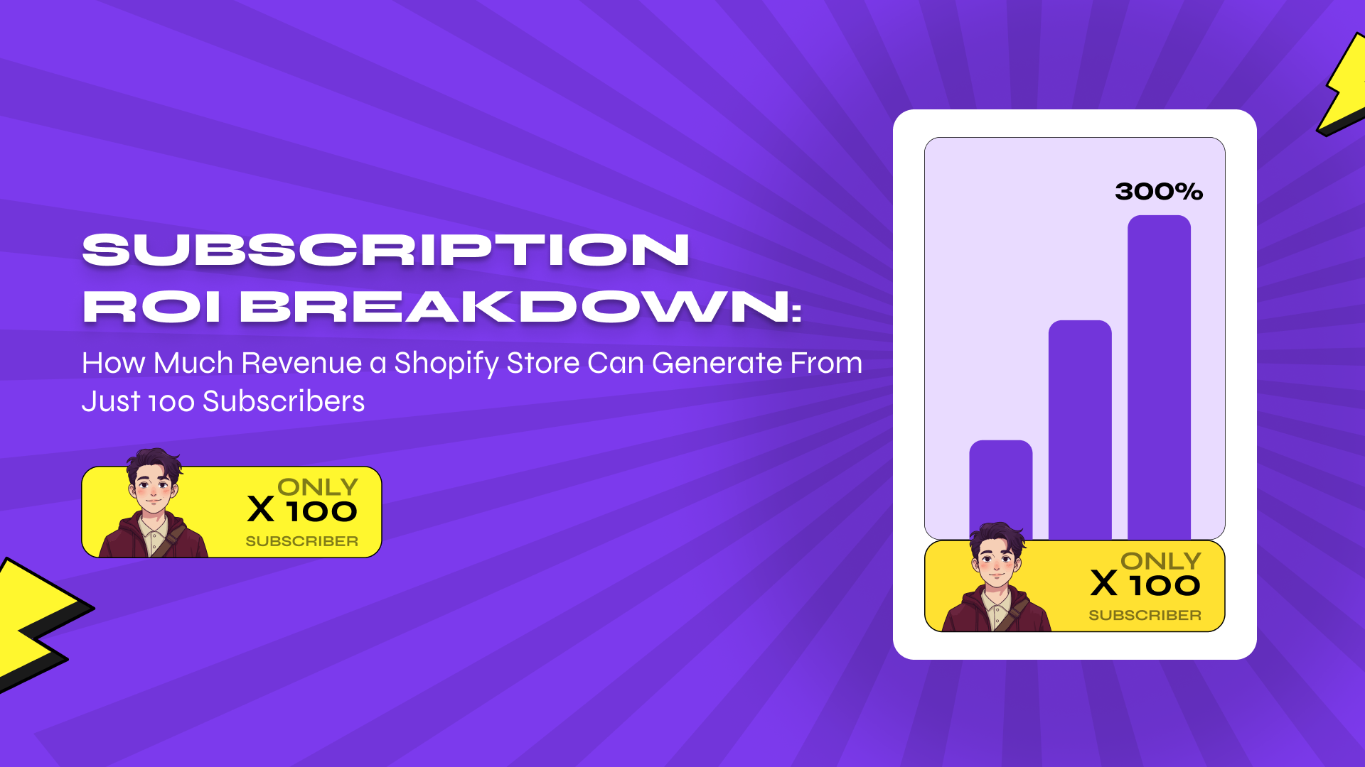 Subscription ROI Breakdown: How Much Revenue a Shopify Store Can Generate From Just 100 Subscribers