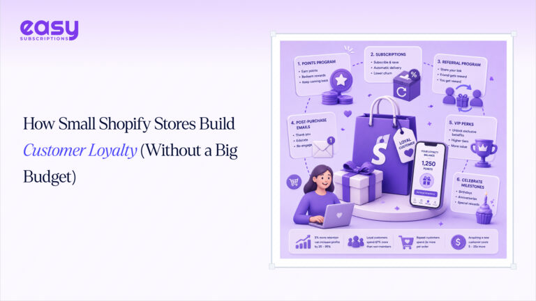 How Small Shopify Stores Build Customer Loyalty (Without a Big Budget)