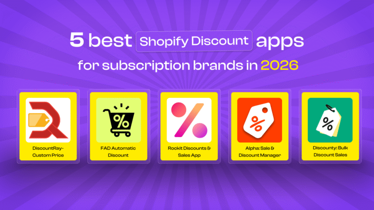 5 Best Shopify Discount Apps for Subscription Brands in 2026