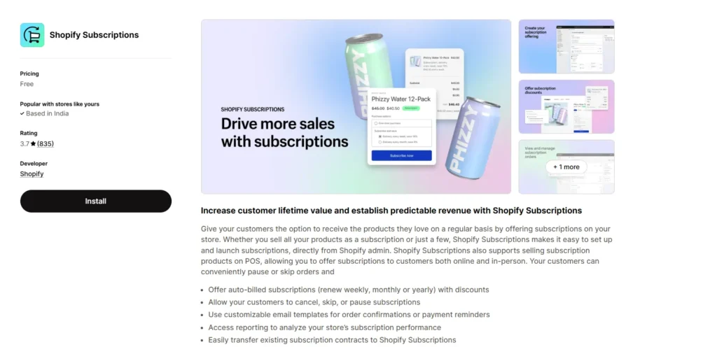 Shopify Subscriptions: Best Free Starting Point