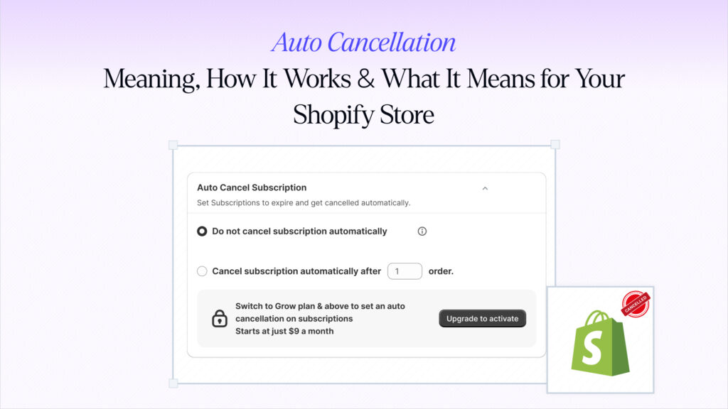 Auto Cancellation: Meaning, How It Works & What It Means for Your Shopify Store