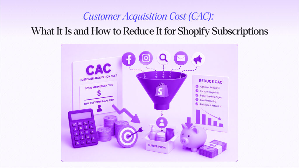 Customer Acquisition Cost (CAC): What It Is and How to Reduce It for Shopify Subscriptions