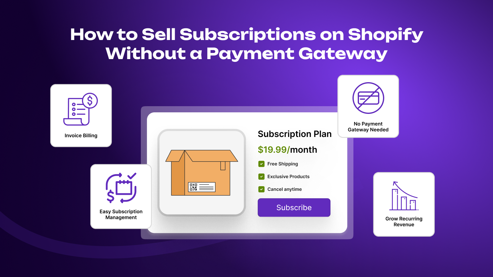 How to Sell Subscriptions on Shopify Without a Payment Gateway (2026 Guide)