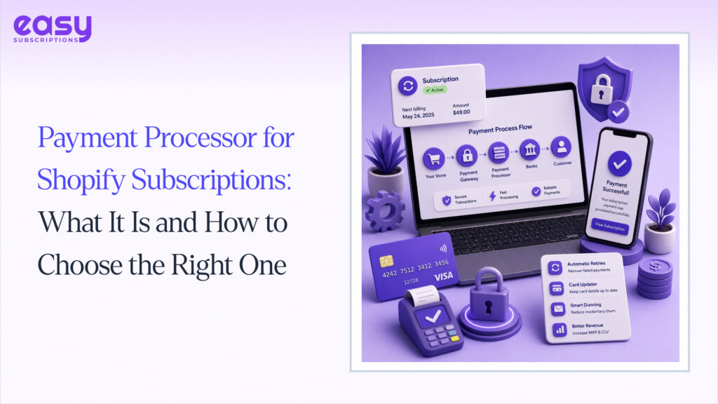 Payment Processor for Shopify Subscriptions: What It Is and How to Choose the Right One