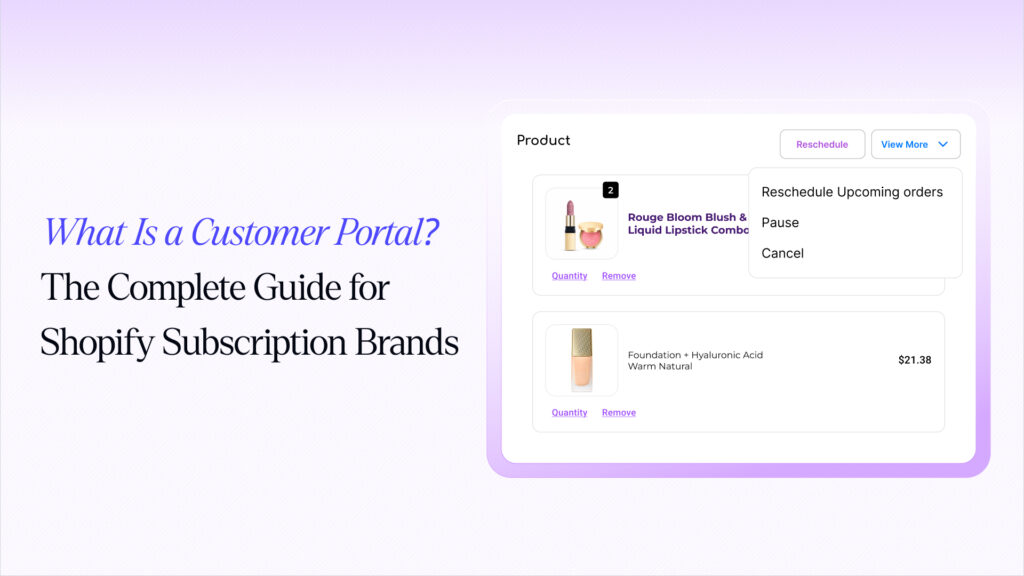 What Is a Customer Portal? The Complete Guide for Shopify Subscription Brands