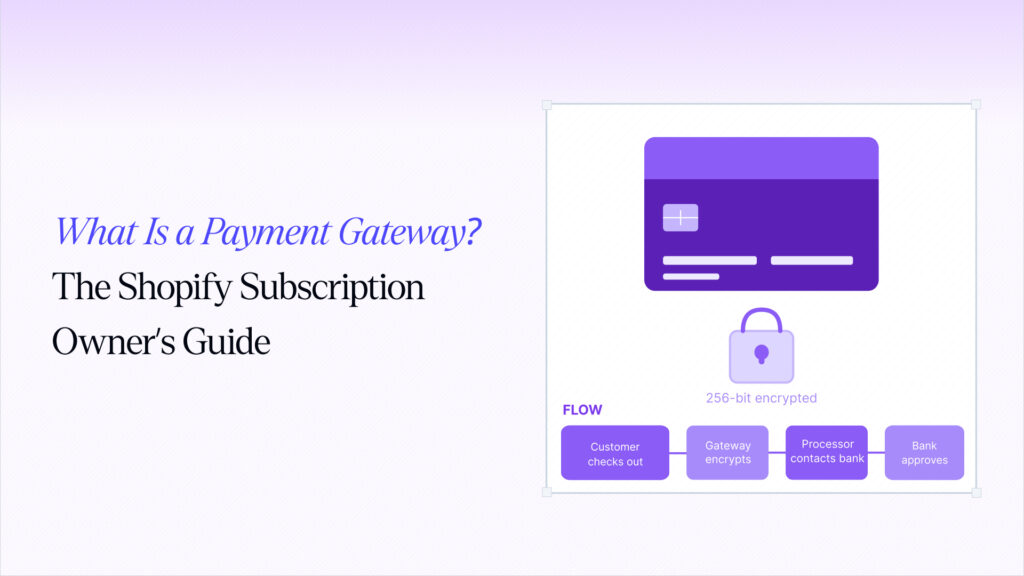 What Is a Payment Gateway? The Shopify Subscription Owner's Guide