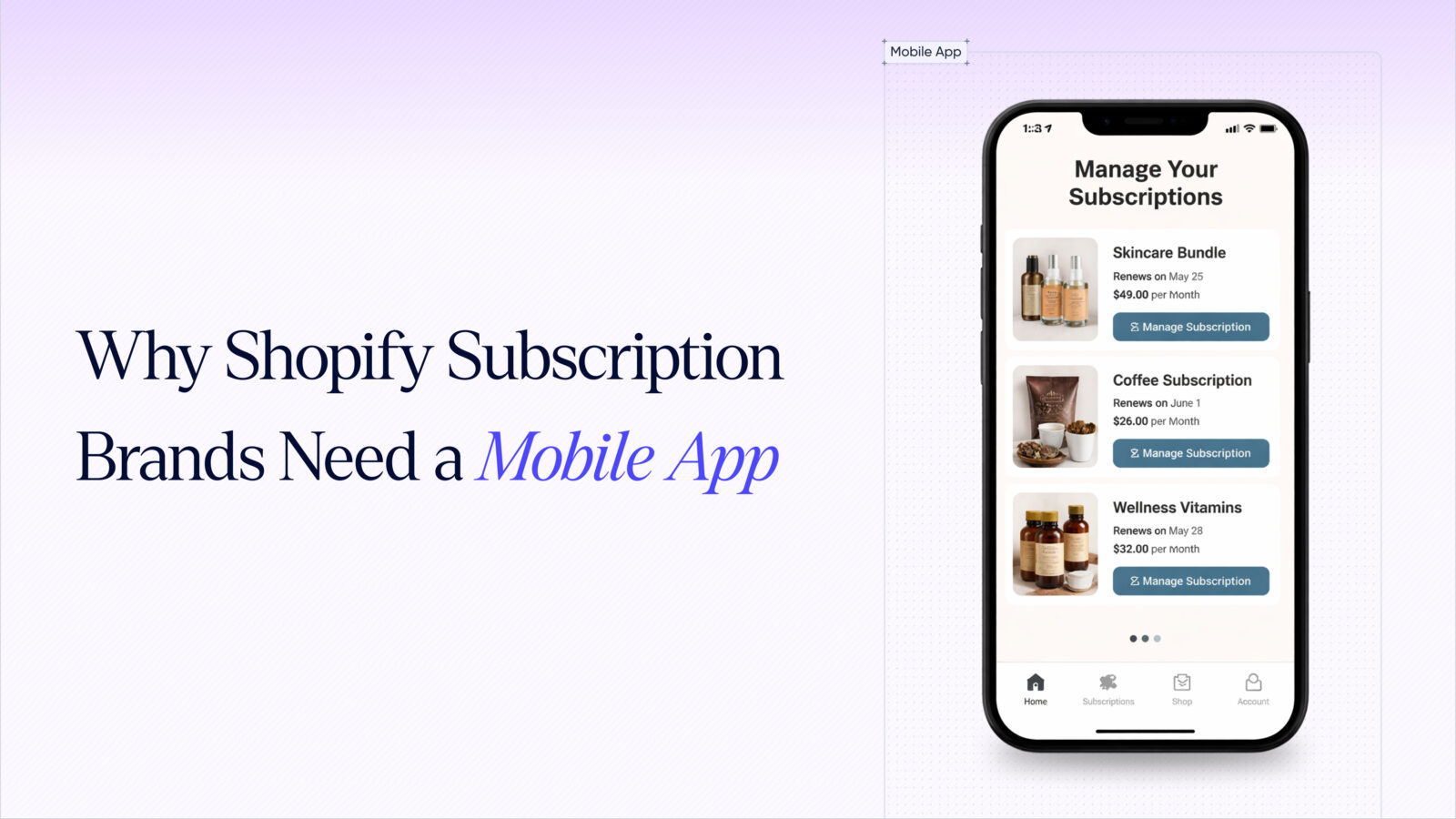Why Shopify Subscription Brands Need a Mobile App