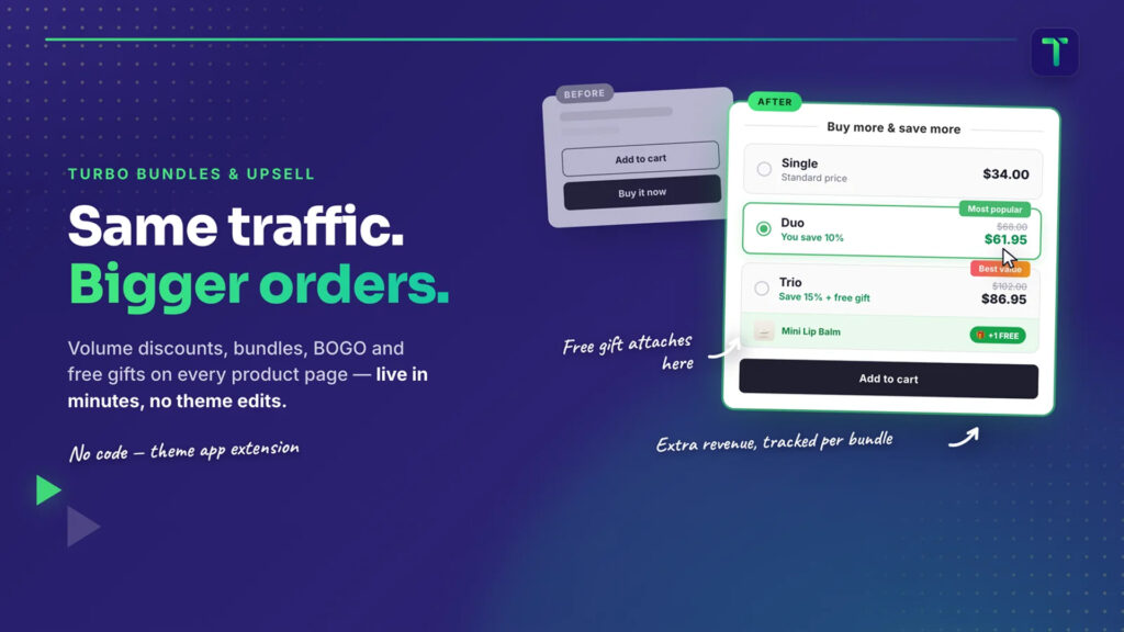 Turbo Bundles: Lightweight Bundle Builder