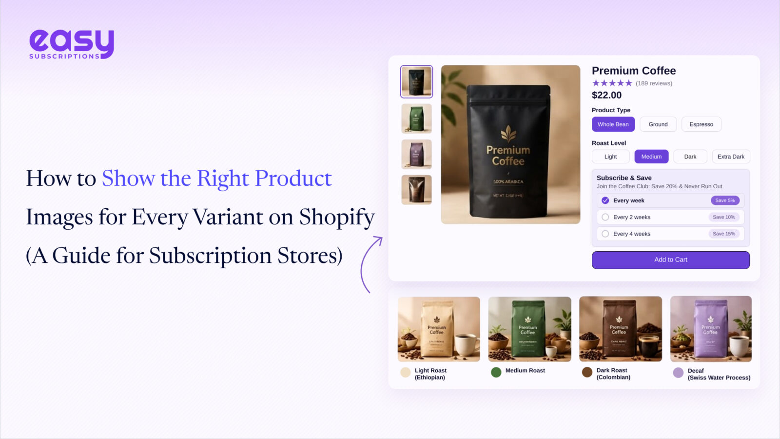 How to Show the Right Product Images for Every Variant on Shopify (A Guide for Subscription Stores)